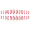 Arte de uñas con lazo rosa dulce, armadura blanca francesa, armadura de venta caliente europea y americana, armadura transfronteriza, armadura de desgaste