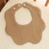 Babeiro de Gaze de Seis Camadas com Pétalas Lisas, Toalha de Saliva Giratória 360 Graus para Bebê, Algodão Puro, Absorvente, Exclusivamente para Fornecimento Transfronteiriço