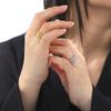 Anillo Abierto Tejido de Cuerda de Tres Capas de Acero de Titanio Cortado al por Mayor de Fábrica de Joyería Anillo de Acero Inoxidable Punk de Moda