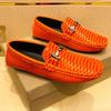 2025 Transfronterizo talla grande 47 Zapatos Casuales de Cuero Zapatos de Moda para Jóvenes Suela Blanda Zapatos para Conducir Zapatos Perezosos Zapatos tipo Mocasín Zapatos de Hombre