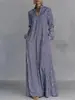 Transfronterizo Europeo y Americano 2026 Sitio Independiente Y2 Moda para Mujer Cuadros Holgado Adelgazante Largo Above-The-Knee Vestido Camisa Casual