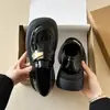 Mocasines de moda con hebilla metálica, Zapatos de cuero estilo británico de suela gruesa para mujer, Nuevos zapatos Mary Jane versátiles de Primavera 2026