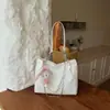Bolso tote elegante de gran capacidad, nuevo modelo otoño 2026, personalizado para el trabajo y los desplazamientos, bolso de hombro cruzado, bolso de mano texturizado