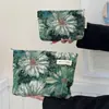 Bolsa de Cosméticos de Flor Estilo Óleo, Bolso de Mano Simple Portátil, Bolso Casual para Teléfono Móvil al Caminar, Bolso de Mano, Estuche para Lápices de Alto Valor