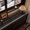 Jogo Americano de Couro, Estilo Antigo, Jogo Americano Retro para Mesa Lateral de Janela de Quarto, Resistente a Manchas e Antiderrapante, Jogo Americano para Balcão de Entrada de Casa