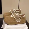 Sapatos Mary Jane Fofos e Doces de Baixa Altura Aumentadores de Altura para Roupas de Exterior, Estilo Retrô Primavera e Verão, Sapatos de Trabalho, Novo Modelo 2026