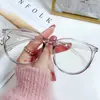 Nuevas Gafas de Moda Coreana para Hombres de Marco Grande, Celebridad de Internet, Personalizadas, para Mujeres, Miopía, Anti-luz Azul, Lisas