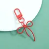 Nuevo estilo princesa fugitiva lindo llavero de lazo accesorio colgante simple DIY colgante de cuentas material al por mayor