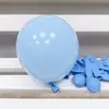 Globos Azules Macaron Azul Profundo y Claro, Engrosados para Fiestas de Cumpleaños Infantiles, Decoración de Salón de Jardín de Infancia, Apertura de Tienda