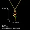 Collar para Mujer Transfronterizo Popular Collar de Perlas con Lazo Diseño de Nicho Versátil No se Desvanece Accesorios de Acero de Titanio de Gama Alta