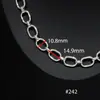Accesorios de Cadena Metálica para Joyería, Cadena Doble Capa Ensamblada a Mano, Cadena Cruzada para Bolso, Cadena en Forma de O, Cadena de Perlas, Cadena de Collar
