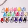 Cuentas del alfabeto inglés Macaron dopamina cuentas hechas a mano agujero recto cuentas sueltas cuentas para cadena de teléfono móvil cuentas para colgar en bolso material