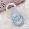 Corda de Telefone Colorida de Alta Elasticidade e Durabilidade, Elástico de Cabelo Sem Costura e Que Não Estica, Prendedor de Cabelo Feminino, Elástico de Borracha, Acessório de Cabelo de Bola