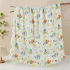 Manta de Gasa Algodón 100% Clase A Oversize para Niños, Toalla de Baño Absorbente Suave Estampada para Recién Nacidos, Venta al por Mayor
