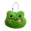 Novo Pingente Chaveiro de Cabeça de Animal de Pelúcia Urso Coelho Sapo Fofo Boneca Mini Bolsa de Joias Pequenos Acessórios