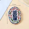 Novos Patches de Tecido Bordado de Algodão e Linho Estilo Coreano com Plantas e Flores para Roupas DIY, Acessórios de Cabelo, Acessórios de Bolsa/Acessórios de Broche