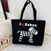 Bolso de Hombro Nuevo Estampado, Bolso de Lona para Mujer de Mano, Bolso Tote Estilo Coreano de Gran Capacidad, Bolso Artístico para Estudiante
