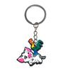 Lindo llavero colgante de dibujos animados Ocean Wonder de PVC, material de pegamento suave, accesorios para parejas, colgante, pequeño regalo