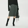 Em Estoque CesM1U Desfile de Moda Estilo Intelectual Exquisito Saia Midi Plissada & Shorts Florais Inverno 2026