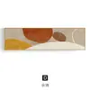 Pintura Decorativa Artística Micro-Estampada Wabi-Sabi Estética Minimalista Rojo-Marrón Abstracto Arte para Cabecera de Dormitorio Mural Arte de Pared Nórdico