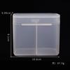 Caja de Almacenamiento de Toallas para Arte de Uñas Estilo Japonés, Caja de Almacenamiento de Almohadillas de Algodón para Removedor de Esmalte de Uñas, Tubo de Almacenamiento de Toallas para Removedor de Esmalte de Uñas Independiente de Doble Compartimento, Caja de Almacenamiento para Hisopos de Algodón