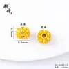 Retenção de Cor Alta Ouro Antigo Espiga de Trigo Buraco Passante Acessórios de Joias Lingote Cruz Exquisitos Contas Espaçadoras