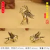 Latão Zodiac Criativo Tridimensional Zodiac Personalizado Chaveiro de Carro Pingente Acessórios Pequeno Presente Fabricante Atacado
