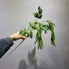 Flor de Feijão Artificial, Lentilha Falsa, Vagem de Ervilha, Planta Artificial Transfronteiriça, Decoração Suspensa para Montagem de Cena de Casamento, Atacado de Adereços para Fotografia
