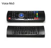 Controle Remoto Inteligente Mx3 Voz Controle Remoto Esquilo Voador Mouse e Teclado Integrados Controle Remoto 2.4g com Aprendizagem por Infravermelho