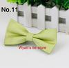 Estilo coreano cor sólida dos homens Silver Point Bow Tie sul-coreano de seda casamento Bow Tie Dress Business Bow