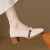 Sapatos Femininos Retrô Francês 2026 Outono Novo Bico Redondo Leve Slip-on Solado Macio Couro Color Blocking Baixo Flats Feminino