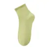 Calcetines Blancos Calcetines para Mujer Verano Delgados No Algodón Puro Absorbentes de Sudor Calcetines sin Costuras Desodorantes Transpirables Color Caramelo Dulces Calcetines Bajos