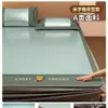 Esterilla Refrigerante de Seda de Hielo, Juego de Sábanas de Verano Lavable a Máquina, Juego de Tres Piezas, Esterilla de Mimbre y Hierba para Dormitorio, Esterilla Refrigerante Suave