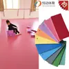 Color Sólido Deportes PVC Piso de Gimnasio Piso de Escenario de Danza Fabricante Piso de Madera Venta Directa al por Mayor