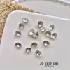 5A Base Banho Flash Zircônia Nail Art Diamante Luxo Branco Alta Qualidade Coração de Pêssego Quadrado Gordo Zircônia Nail Art Joia Diamante