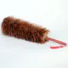 Plumero con Plumas Reales Engrosadas Hecho a Mano para Uso Doméstico y de Coche para Eliminación de Polvo de Bodas y Año Nuevo y Tareas del Hogar Plumero Zen Antiguo