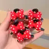 Pinza de agarre con lazo de puntos rojos para niños, pinza para flequillo de niña, tamaño pequeño, pinza para el pelo de niña, pinza de tiburón para cabello suelto de bebé