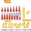 Bico de Cola de Aço Inoxidável para Processamento e Personalização, Bico de Cola Acabado Integrado Destacável, Cola Estrutural, Silicone para Vidro, Bico de Cola Universal