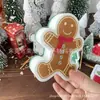 Panos de prato domésticos, Meias de Papai Noel, Esponjas, Produtos de limpeza para lavar louça sem fiapos, Esponjas domésticas atacado
