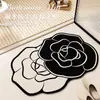 Alfombrilla de Suelo de Barro Diatomeas Pequeña y Fresca de Amazon Alfombrilla Absorbente para Suelo de Baño Entrada de Baño Secado Rápido Antideslizante Alfombrilla para Pies Resistente a Manchas