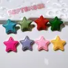 Accesorios de Resina al por Mayor Accesorios DIY Materiales Hechos a Mano Pegatinas para Vasos de Agua Pegamento de Crema Accesorios para el Cabello de Niños Estrellas de Cinco Puntas