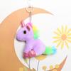 Peluche Unicornio Muñeca Caballo Pequeño Lindo Muñeca Colgante para Bolsa de Regalo de Niña Llavero Colgante