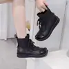 Botines retro de estilo étnico para mujer, nueva moda otoño e invierno 2026, suela blanda, versátiles, cómodos, con peluche, cálidos.