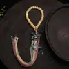 Pássaro Grande Fênix Estilo Xizang Original Tecido à Mão com Bodhi para Proteção e Paz, Pingente Estilo Étnico, Atacado