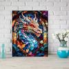 Nuevo Año del Dragón caricatura dragón Pintura de diamantes DIY comercio exterior cubo diamante redondo diamante completo fábrica mayoreo entrega de una pieza