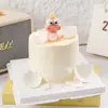 Decoración de Adornos para Pastel de Luna Llena de Bebé Serpiente Linda de Dibujos Animados Cumpleaños Niño Niña Mesa de Postres Enchufe para Hornear