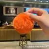 Nuevo Peluche de Durazno para Ganar tu Corazón, Llavero de Caqui, Colgante para Mochila de Mujer, Accesorio Pequeño, Llavero