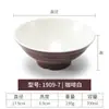 Kaibaiya tazón de melamina imitación porcelana cuerno de vaca plástico tazón para sopa de fideos de res tazón para wontons tazón para sopa de fideos comercial