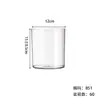 35 Tipos de Vasos de Flor de Plástico Acrílico Reto com Tampas, Antiderrapantes, Design Simples, Vasos Transparentes para Arranjos Florais, Vasos para Arte Floral
