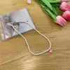 Collar de Perlas Estilo Mismo que el Blogger de Moda Coreano 2025 Nuevo Estilo Primavera y Verano Cadena Clavicular Simple y Versátil para Mujer